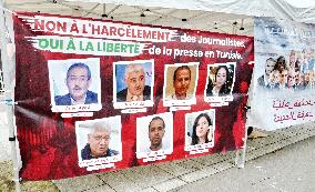 Rally Against Repression In Tunisia - Paris