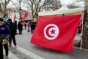 Rally Against Repression In Tunisia - Paris