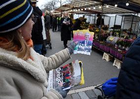 Emmanuel Gregoire, First Market Of The United Left - Paris