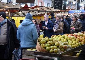 Emmanuel Gregoire, First Market Of The United Left - Paris