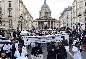 Liberal Doctors Demonstration - Paris
