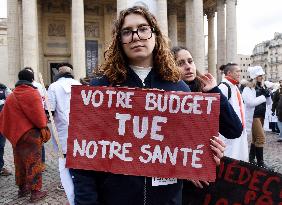 Liberal Doctors Demonstration - Paris