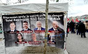 Rally Against Repression In Tunisia - Paris