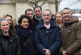 Emmanuel Gregoire, First Market Of The United Left - Paris