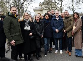 Emmanuel Gregoire, First Market Of The United Left - Paris