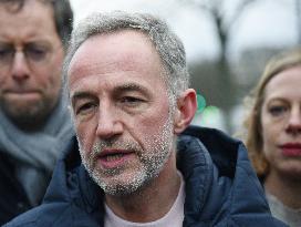 Emmanuel Gregoire, First Market Of The United Left - Paris