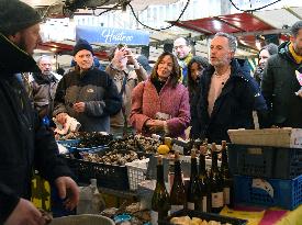 Emmanuel Gregoire, First Market Of The United Left - Paris