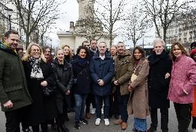 Emmanuel Gregoire, First Market Of The United Left - Paris