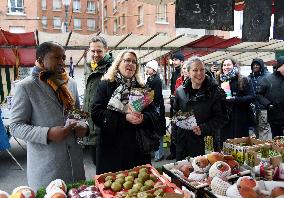 Emmanuel Gregoire, First Market Of The United Left - Paris
