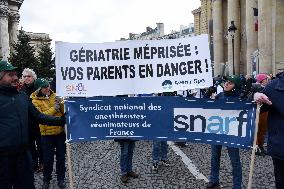 Liberal Doctors Demonstration - Paris