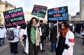 Liberal Doctors Demonstration - Paris