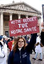 Liberal Doctors Demonstration - Paris