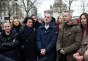 Emmanuel Gregoire, First Market Of The United Left - Paris