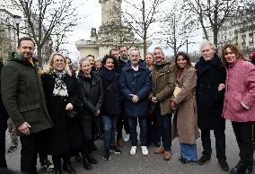 Emmanuel Gregoire, First Market Of The United Left - Paris