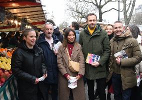 Emmanuel Gregoire, First Market Of The United Left - Paris