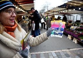 Emmanuel Gregoire, First Market Of The United Left - Paris