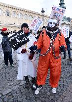 Liberal Doctors Demonstration - Paris