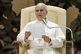 Pope Leo XIV Meets Jubilee Partners - Vatican