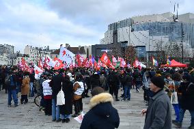 Rally Against US Intervention In Venezuela - Paris