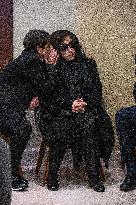 Rare Appearance Of Lebanese Singer Fayrouz At Her Son s Funeral - Bikfaya