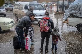 Civilians Flee Aleppo Amid Kurdish-Government Clashes