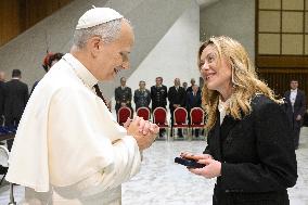 Pope Leo XIV Meets Jubilee Partners - Vatican