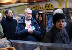 Emmanuel Gregoire, First Market Of The United Left - Paris