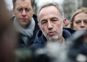 Emmanuel Gregoire, First Market Of The United Left - Paris