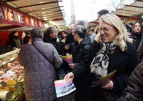 Emmanuel Gregoire, First Market Of The United Left - Paris