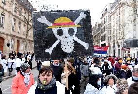 Liberal Doctors Demonstration - Paris