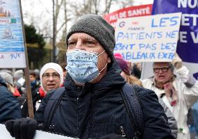 Liberal Doctors Demonstration - Paris