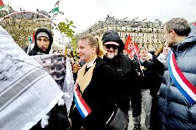 Rally Against US Intervention In Venezuela - Paris