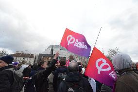 Rally Against US Intervention In Venezuela - Paris
