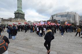 Rally Against US Intervention In Venezuela - Paris