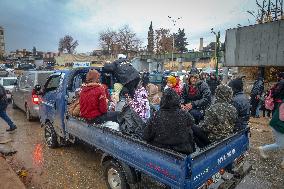 Civilians Flee Aleppo Amid Kurdish-Government Clashes