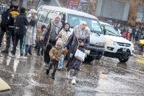 Civilians Flee Aleppo Amid Kurdish-Government Clashes
