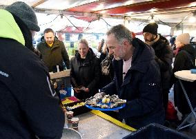 Emmanuel Gregoire, First Market Of The United Left - Paris