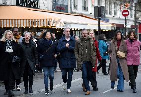 Emmanuel Gregoire, First Market Of The United Left - Paris