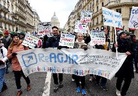 Liberal Doctors Demonstration - Paris