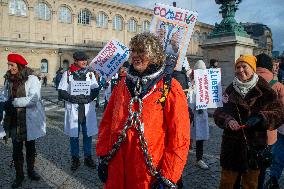 Doctors Protest Against Health Reform - Paris
