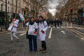 Doctors Protest Against Health Reform - Paris