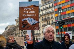 Doctors Protest Against Health Reform - Paris