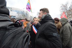 Rally Against US Intervention In Venezuela - Paris