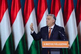 Viktor Orban At The Fidesz Party s 31St Congress - Budapest