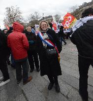 Rally Against US Intervention In Venezuela - Paris
