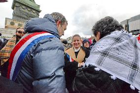 Rally Against US Intervention In Venezuela - Paris