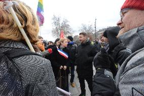 Rally Against US Intervention In Venezuela - Paris