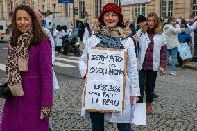 Doctors Protest Against Health Reform - Paris