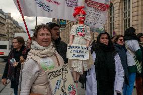 Doctors Protest Against Health Reform - Paris