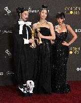 83rd Annual Golden Globes - Press Room
